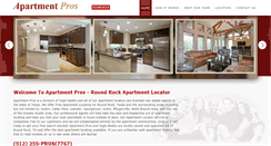 Desktop Screenshot of apartmentprosroundrock.com